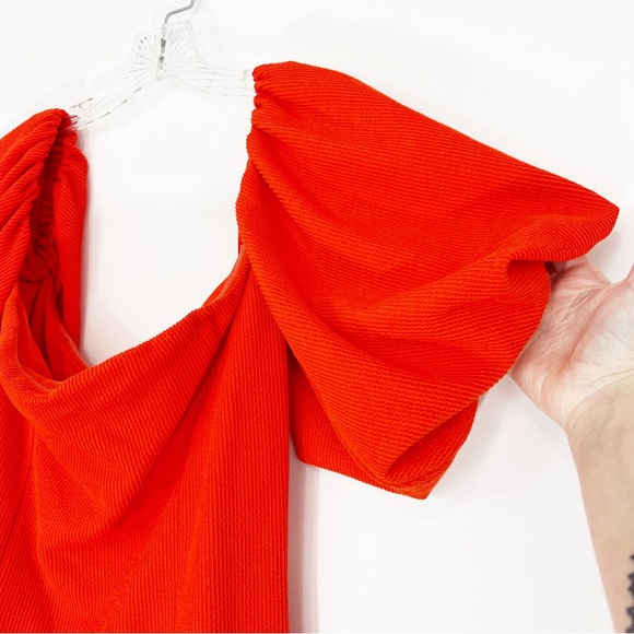 Free People Beach Bubbly Mini Dress in Flame Size XL NWT - Picture 7 of 10